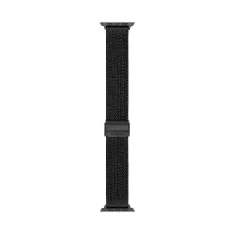 Bracelet en acier inoxydable noir 42/44/45/46/49 mm pour Apple Watch®