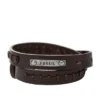 Bracelet en cuir double tour vintage décontracté Bronson Bracelet en cuir double tour vintage décontracté Bronson