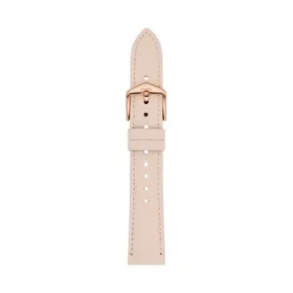 Bracelet en cuir LiteHide™ beige clair de 18 mm