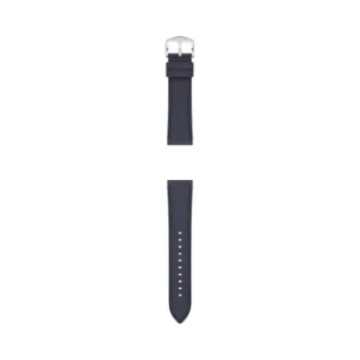 Bracelet en cuir LiteHide™ bleu marine de 22 mm