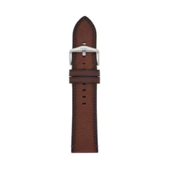 Bracelet en cuir LiteHide™ marron clair 24 mm