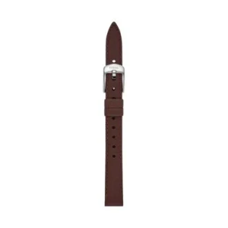 Bracelet en cuir LiteHide™ marron foncé 12 mm
