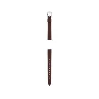 Bracelet en cuir LiteHide™ marron foncé 12 mm