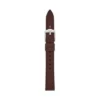 Bracelet en cuir LiteHide™ marron foncé 14 mm