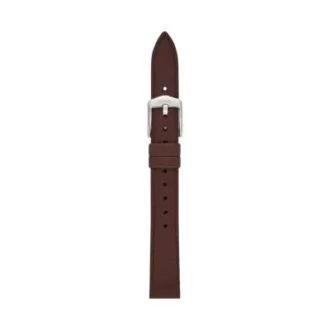Bracelet en cuir LiteHide™ marron foncé 14 mm
