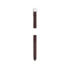 Bracelet en cuir LiteHide™ marron foncé 14 mm