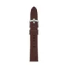 Bracelet en cuir LiteHide™ marron foncé 18 mm