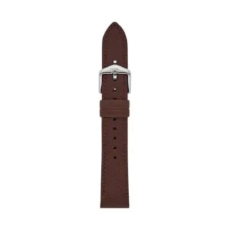 Bracelet en cuir LiteHide™ marron foncé 18 mm