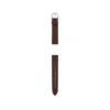 Bracelet en cuir LiteHide™ marron foncé 18 mm