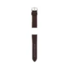 Bracelet en cuir LiteHide™ marron foncé 24 mm