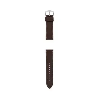 Bracelet en cuir LiteHide™ marron foncé 24 mm