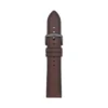 Bracelet en cuir LiteHide™ marron foncé de 22 mm