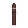 Bracelet en cuir LiteHide™ marron foncé de 22 mm