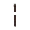 Bracelet en cuir LiteHide™ marron foncé de 22 mm