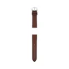 Bracelet en cuir LiteHide™ marron foncé de 22 mm
