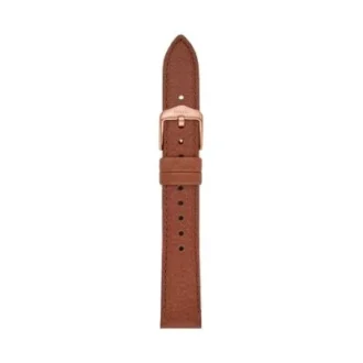 Bracelet en cuir LiteHide™ marron moyen 16 mm