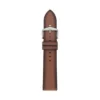 Bracelet en cuir LiteHide™ marron moyen 22 mm
