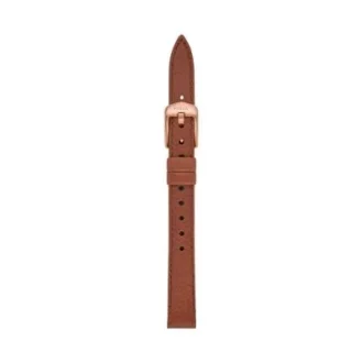 Bracelet en cuir LiteHide™ marron moyen de 12 mm