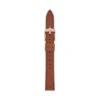 Bracelet en cuir LiteHide™ marron moyen de 14 mm