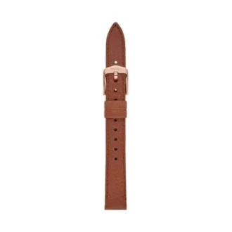 Bracelet en cuir LiteHide™ marron moyen de 14 mm