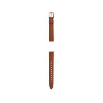 Bracelet en cuir LiteHide™ marron moyen de 14 mm