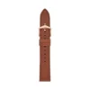 Bracelet en cuir LiteHide™ marron moyen de 18 mm