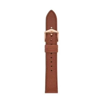 Bracelet en cuir LiteHide™ marron moyen de 18 mm