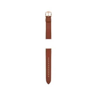 Bracelet en cuir LiteHide™ marron moyen de 18 mm