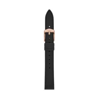 Bracelet en cuir LiteHide™ noir 14 mm