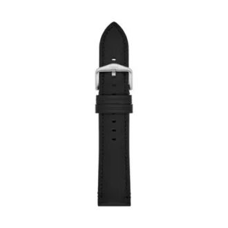 Bracelet en cuir LiteHide™ noir 22 mm