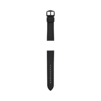 Bracelet en cuir LiteHide™ noir 22 mm
