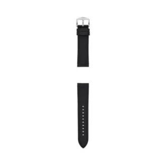Bracelet en cuir LiteHide™ noir 22 mm