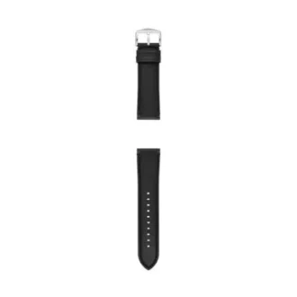Bracelet en cuir LiteHide™ noir 24 mm