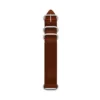 Bracelet en cuir marron 22 mm