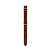 Bracelet en cuir marron 22 mm