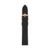 Bracelet en cuir noir LiteHide™ de 18 mm Bracelet en cuir noir LiteHide™ de 18 mm