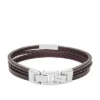 Bracelet en cuir à plusieurs rangs Townsman marron Bracelet en cuir à plusieurs rangs Townsman marron