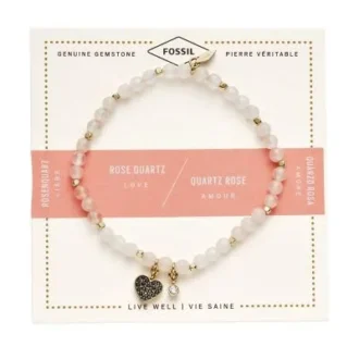 Bracelet en quartz rose