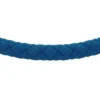 Bracelet en silicone bleu marine à texture moletée