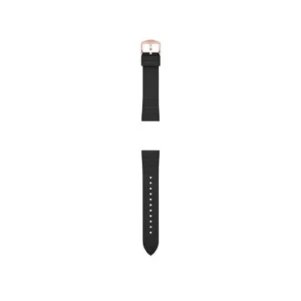Bracelet en silicone noir 18 mm