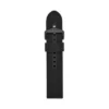 Bracelet en silicone noir 22 mm