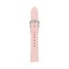 Bracelet en silicone rose pâle de 18 mm