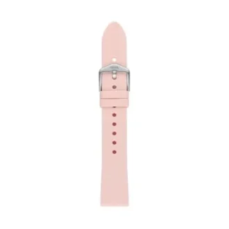 Bracelet en silicone rose pâle de 18 mm