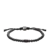 Bracelet Everett en hématite et pierre de lave noire Bracelet Everett en hématite et pierre de lave noire