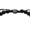 Bracelet Galaxy Beads Navy en perles de grès reconstitué