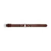 Bracelet Machine en acier inoxydable robuste et cuir marron Bracelet Machine en acier inoxydable robuste et cuir marron