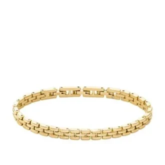 Bracelet à maillons Arden en acier inoxydable doré