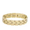 Bracelet à maillons Arden en acier inoxydable doré