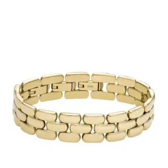 Bracelet à maillons Arden en acier inoxydable doré