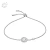 Bracelet à maillons en argent sterling et nacre